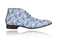 Azure Bird Garden High Lureaux - Handgemaakte Nette Schoenen Voor Heren