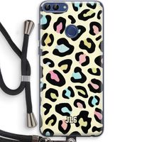 Leopard pattern: Huawei P Smart (2018) Transparant Hoesje met koord