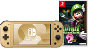 Nintendo Switch Lite Zelda Edition + Luigi's Mansion 2 HD