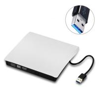 Geborsteld textuur USB 3 0 POP-UP mobiele externe DVD-RW DVD/CD herschrijfbare schijf externe ODD & HDD-apparaat