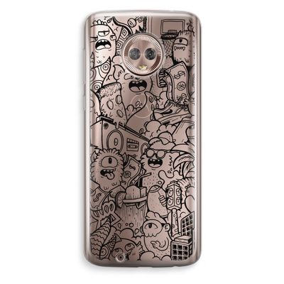 Vexx Black City : Motorola Moto G6 Transparant Hoesje