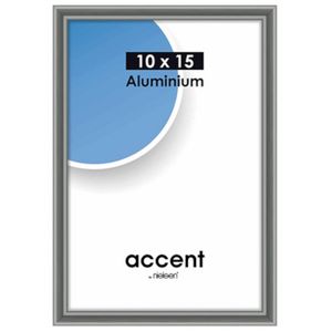 Nielsen fotolijst Accent 10 x 15 cm aluminium grijs