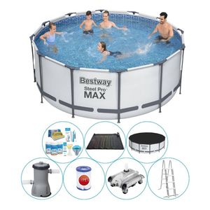 Bestway Steel Pro MAX Rond 366x122 cm - Zwembad Inclusief Accessoires