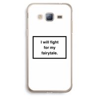 Fight for my fairytale: Samsung Galaxy J3 (2016) Transparant Hoesje Fight for my fairytale: Samsung Galaxy J3 (2016) Transparant Hoesje