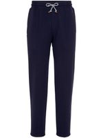 Brunello Cucinelli pantalon de jogging slim à lien de resserrage - Bleu