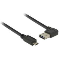 Delock 85166 Kabel EASY-USB 2.0 Type-A male haaks links/rechts > EASY-USB 2.0 Type Micro-B male 2m - thumbnail