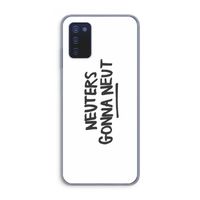 Neuters: Samsung Galaxy A03s Transparant Hoesje