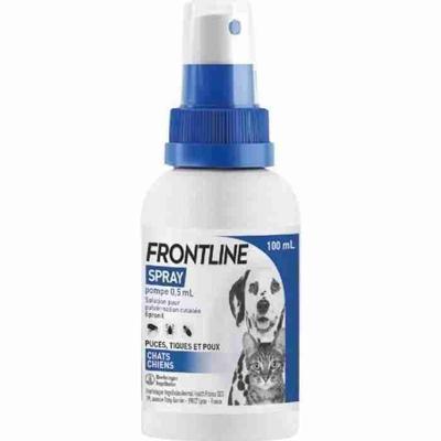 FRONTLINE Antiparasitaire spray - 100 ml - Voor honden en katten