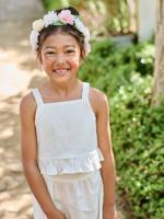 Set broek hemdje bretels wit