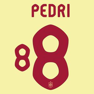 Pedri 8 (Officiële Spanje Away Bedrukking 2024-2025)