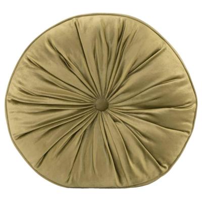 2e Halve Prijs Leen Bakker - Matraskussen Olivia - Ø45x10 Cm - Polyester - Groen