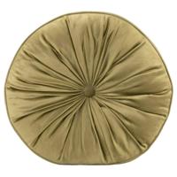 2e Halve Prijs Leen Bakker - Matraskussen Olivia - Ø45x10 Cm - Polyester - Groen