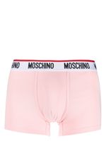 Moschino boxer à logo imprimé - Rose