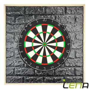 Lena Professional Dartbord + Lena Dartbord Geluidsdemper Deluxe Zwart