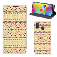 Samsung Galaxy M20 Hoesje met Magneet Aztec Yellow