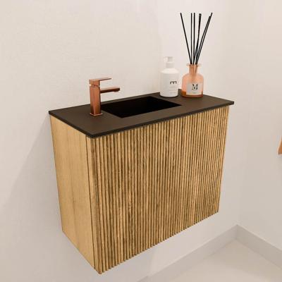 Toiletmeubel Mondiaz Joya | 50 cm | Meubelkleur Oak | Faye wastafel Urban Links | 1 kraangat Toiletmeubel Mondiaz Joya | 50 cm | Meubelkleur Oak | Faye wastafel Urban Links | 1 kraangat