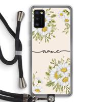 Daisies: Samsung Galaxy A41 Transparant Hoesje met koord