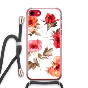 Roosjes: iPhone SE 2020 Transparant Hoesje met koord