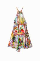 Korte jurk arty ansichtkaarten Stella Jean - MATERIAL FINISHES - M