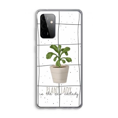 Kamerplant op vensterruit: Samsung Galaxy A72 Transparant Hoesje