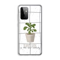 Kamerplant op vensterruit: Samsung Galaxy A72 Transparant Hoesje