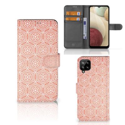 Samsung Galaxy A12 | Telefoon Hoesje | Pattern Orange