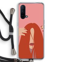 Woke up like this: OnePlus Nord CE 5G Transparant Hoesje met koord