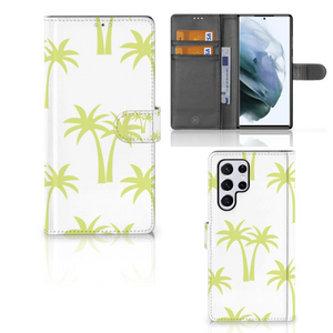 Samsung Galaxy S22 Ultra Hoesje Palmtrees