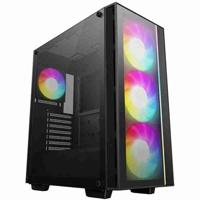 PC-behuizing - DEEPCOOL - MATREXX 55 V4 C - Medium toren - ATX - Gehard glas - ARGB - Zwart