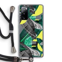 Fantasie jungle: Samsung Galaxy S20 FE / S20 FE 5G Transparant Hoesje met koord