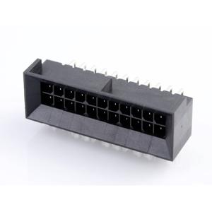 Molex 444282201 Male header, inbouw (standaard) Totaal aantal polen: 22 Inhoud: 1 stuk(s) Tray