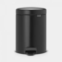 Brabantia newIcon pedaalemmer 2 x 2 liter met 2 kunststof binnenemmers - Matt Black