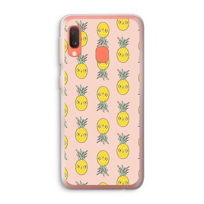 Ananas: Samsung Galaxy A20e Transparant Hoesje