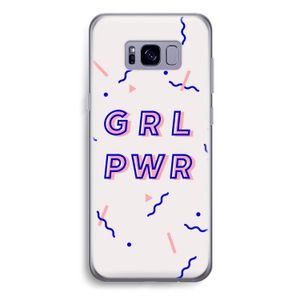 GRL PWR: Samsung Galaxy S8 Plus Transparant Hoesje