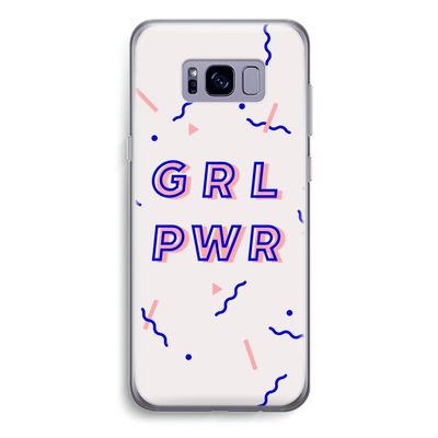 GRL PWR: Samsung Galaxy S8 Plus Transparant Hoesje
