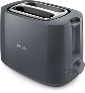 Philips Daily Collection HD2581/10 broodrooster 2 snede(n) 900 W Grijs