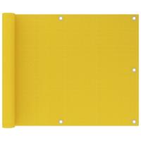 VidaXL Balkonscherm 75x600 cm hdpe geel