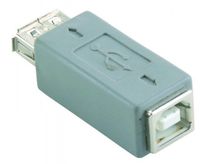 Bandridge BCP464 tussenstuk voor kabels USB A USB B - thumbnail