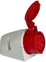 Enzo abl cee 5p/32a/400v opbouw wcd rood - 6315174