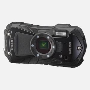 Ricoh Ricoh WG-80 schwarz Digitale camera 16 Mpix Zoom optisch: 5 x Zwart Incl. accu Full-HD video-opname, Geïntegreerde accu, Met ingebouwde flitser,