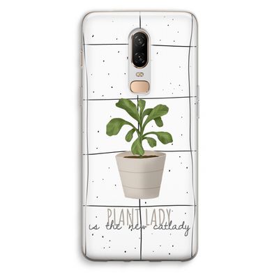 Kamerplant op vensterruit: OnePlus 6 Transparant Hoesje