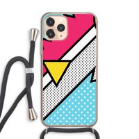 Pop Art #3: iPhone 11 Pro Transparant Hoesje met koord