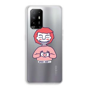 Hartje: Oppo A95 5G Transparant Hoesje
