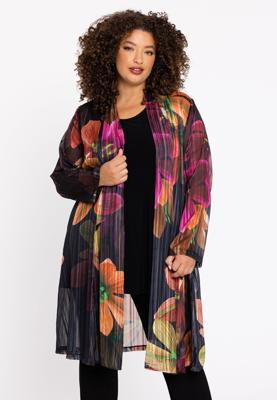 Yoek Vest Floria lurex | Zwart | Maat 42/44