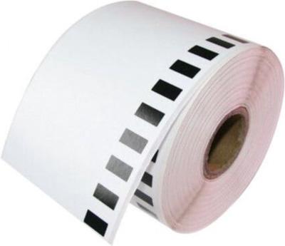 Huismerk Label Tape voor Brother DK-22223 | 50 mm x 30,48 m | Zwart op Wit - 1 stuk