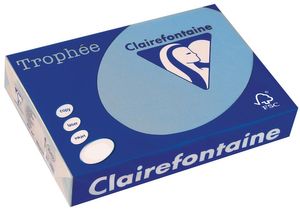 Clairefontaine Trophée Intens, gekleurd papier, A3, 80 g, 500 vel, koningsblauw