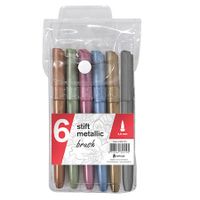 Brushstiften metallic 6 Brushstiften metallic 6