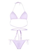 Reina Olga bikini Miami en lurex - Violet - thumbnail