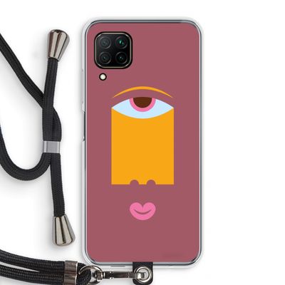 Mono V: Huawei P40 Lite Transparant Hoesje met koord