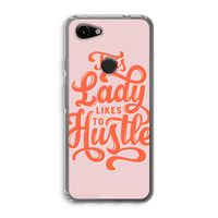 Hustle Lady: Google Pixel 3a Transparant Hoesje